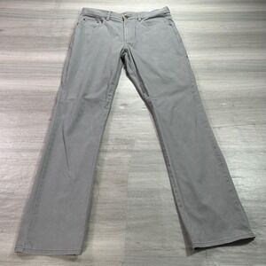 Onward Reserve Pants Mens 33x32 Gray 5 Pocket Cotton Stretch Casual Chino Jeans